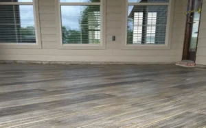 Wood Look Concrete Floors: A Practical Alternative to Hardwood in Las Vegas