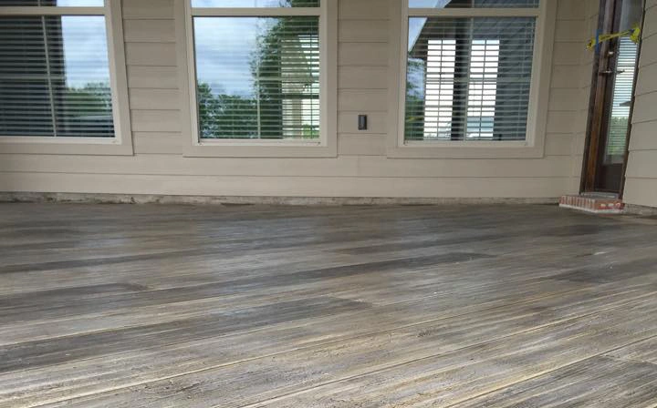 Wood Look Concrete Floors: A Practical Alternative to Hardwood in Las Vegas