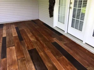 Rustic Concrete Wood Flooring: How Concrete Can Replicate the Look of Reclaimed Wood